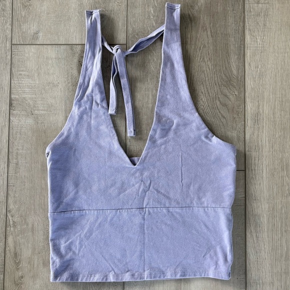 Hollister Tops - Hollister Purple V-Neck Halter Top